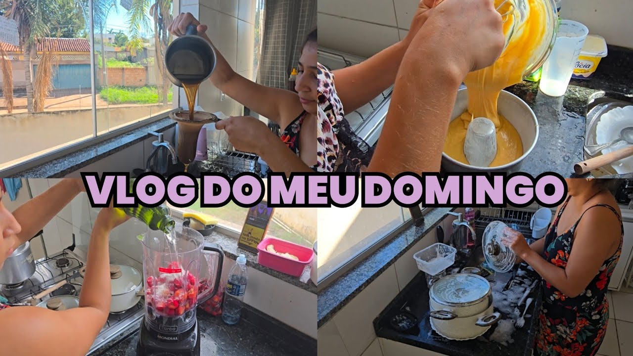 MINHA ROTINA DE DOMINGO/ ALMOÇO SIMPLES🧑‍🍳.