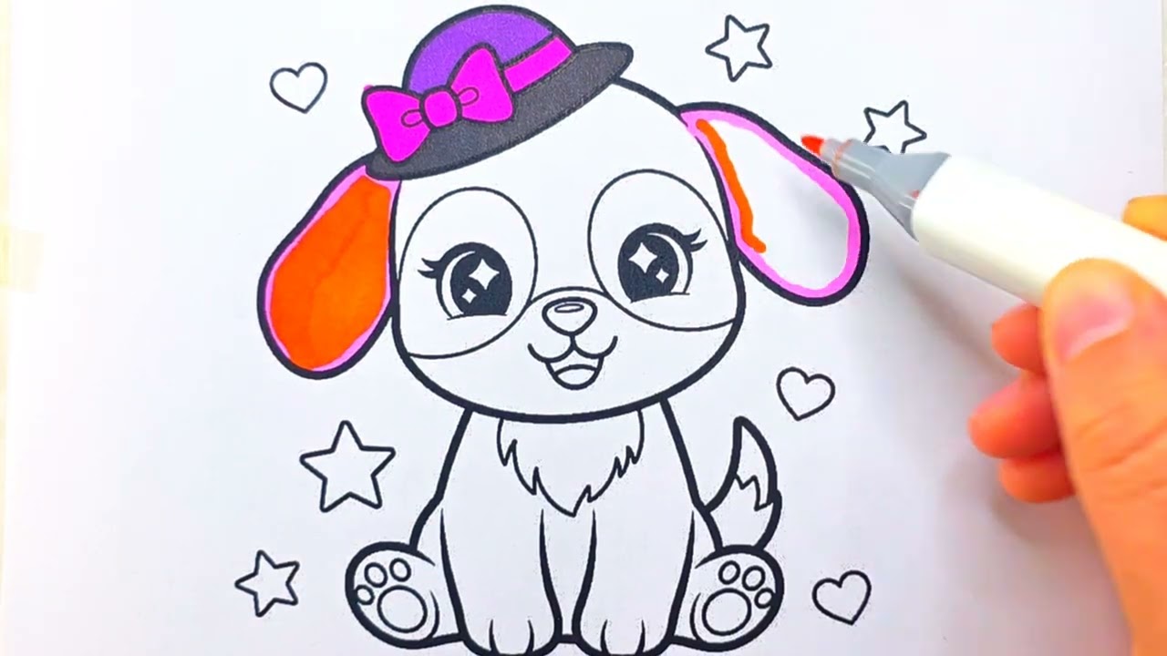 Bee & Dog Painting ASMR🐶🐝
