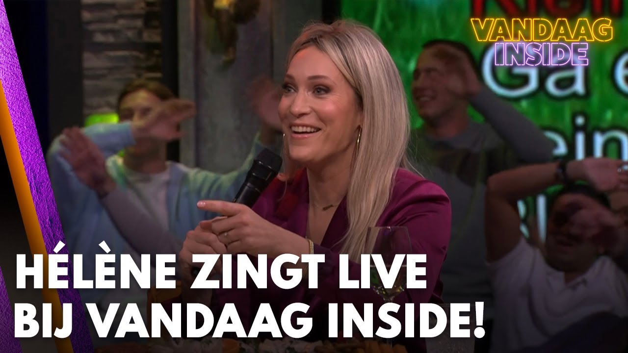 H&eacute;l&egrave;ne geeft voorproefje van haar optreden bij kerstshow John de Bever! | VANDAAG INSIDE