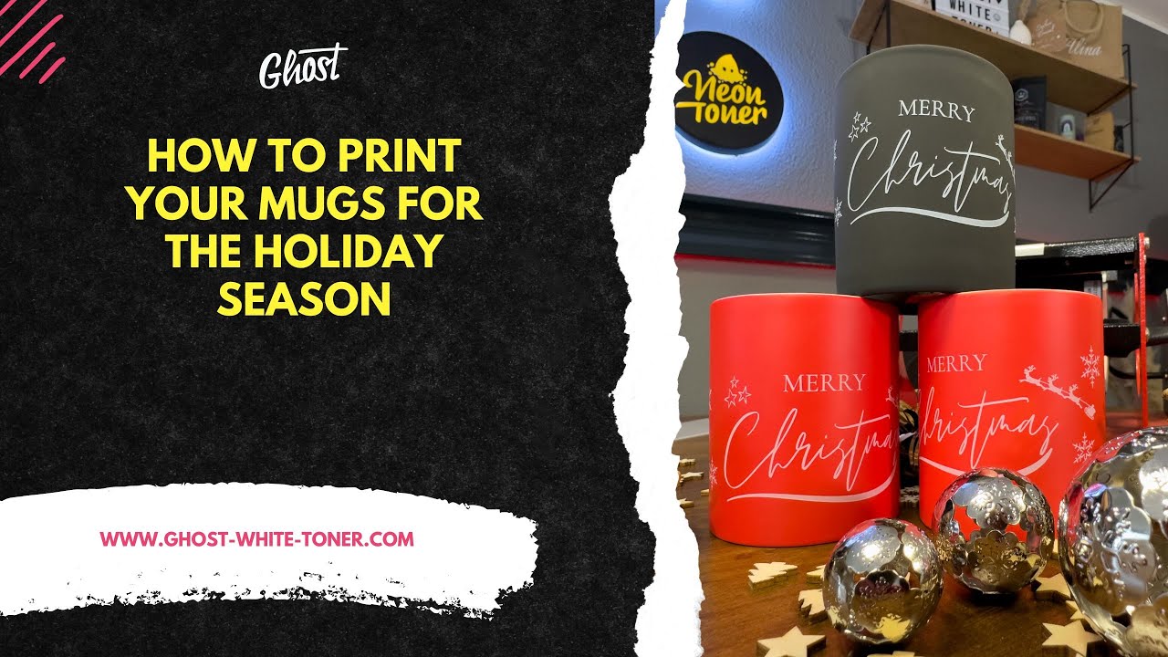 It's so easy to create your own Christmas mug! 😍🎄