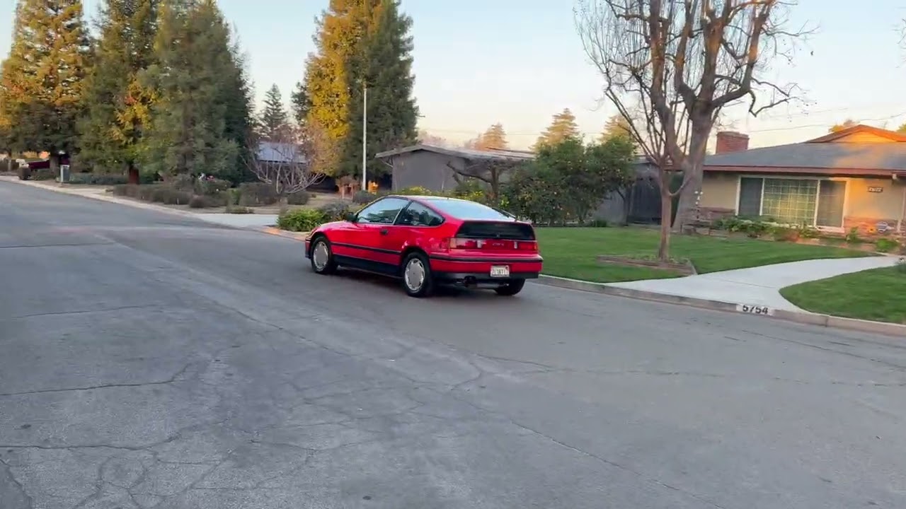 1989 Honda CRV Driving