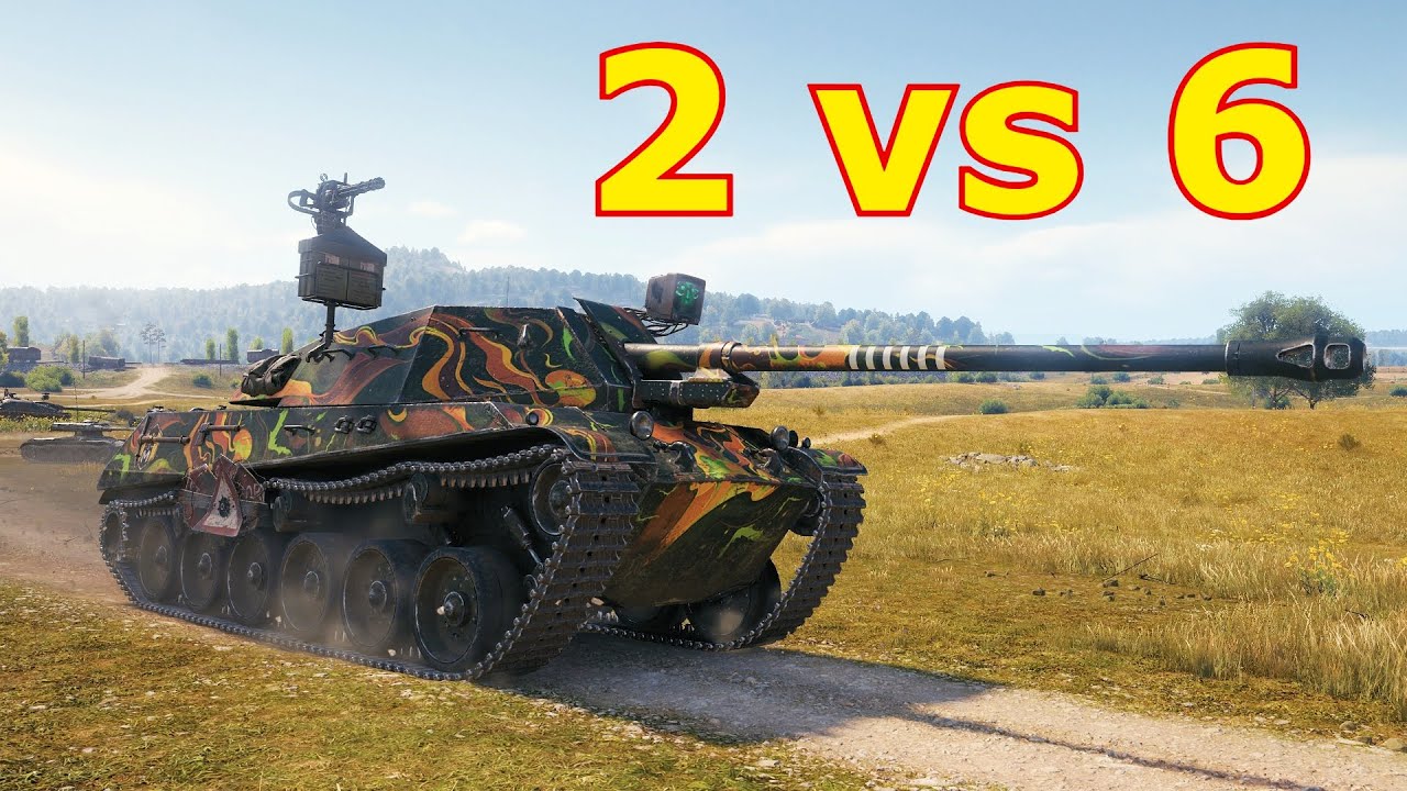 World of Tanks ShPTK-TVP 100 - 2 vs 6 – Unexpected Turnaround.