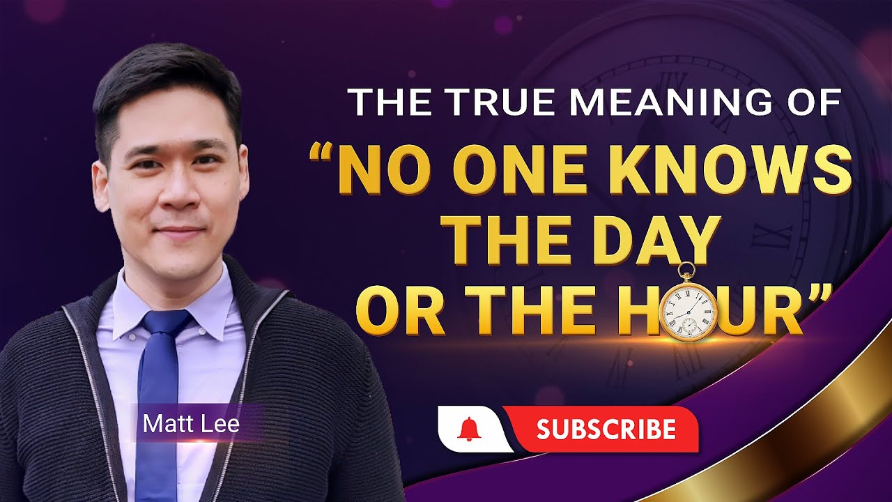 Bible Prophecy | The True Meaning of “No One Knows the Day or the Hour” in Matthew 24:36