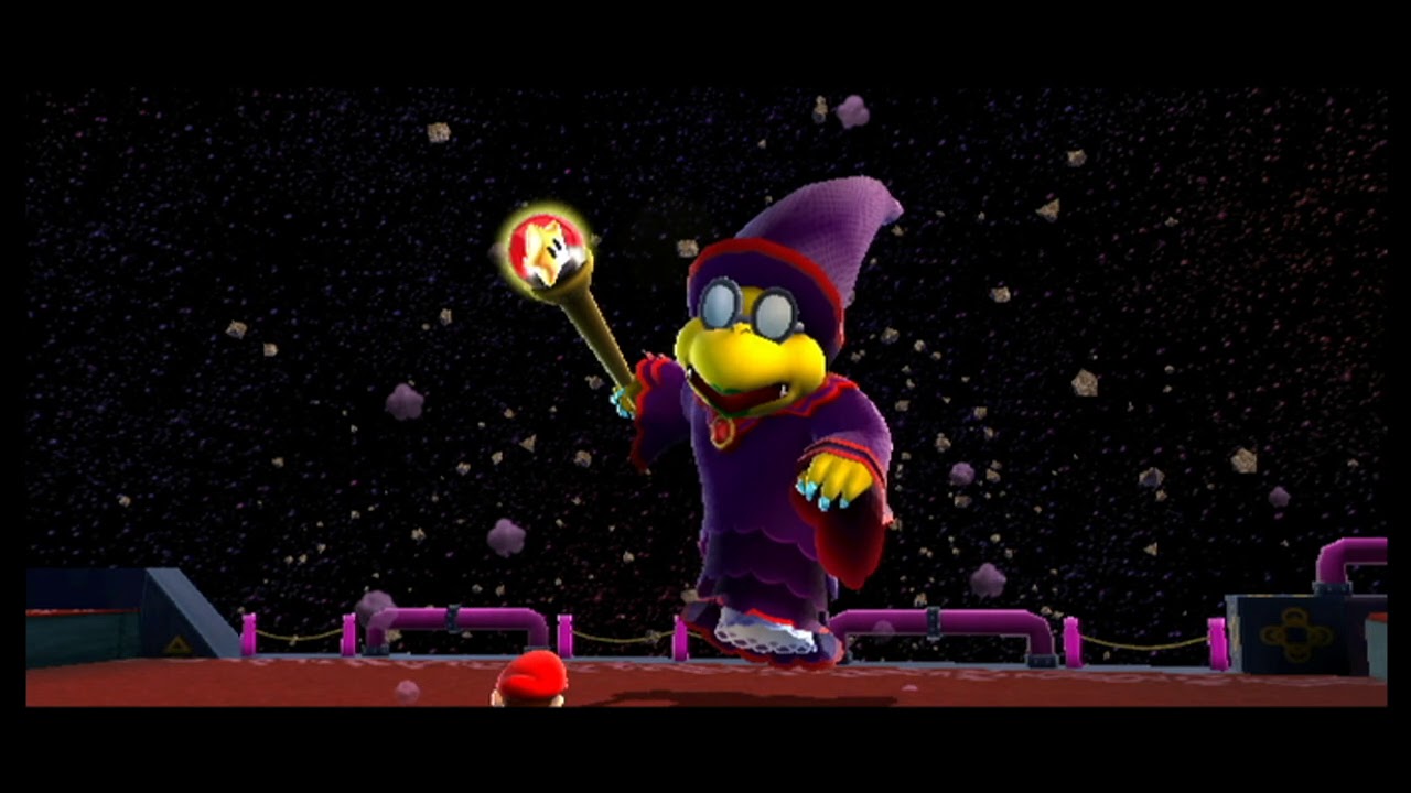 Super Mario Galaxy - 13 - Galaxia Nebulosa - El ataque de la nave de Kamella