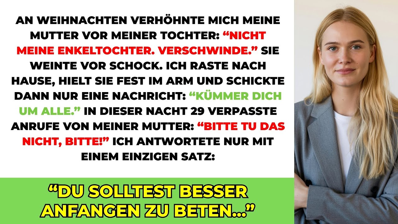 Zu Weihnachten Sagte Meine Mutter Zu Meiner Tochter: 