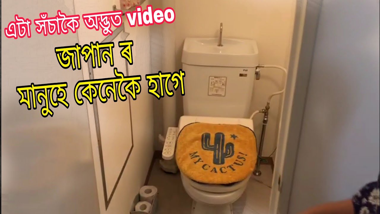কেনেকৈ হাগে জাপানৰ মানুহে - Japanese high-tech smart toilet 😏 - Dimpu Baruah