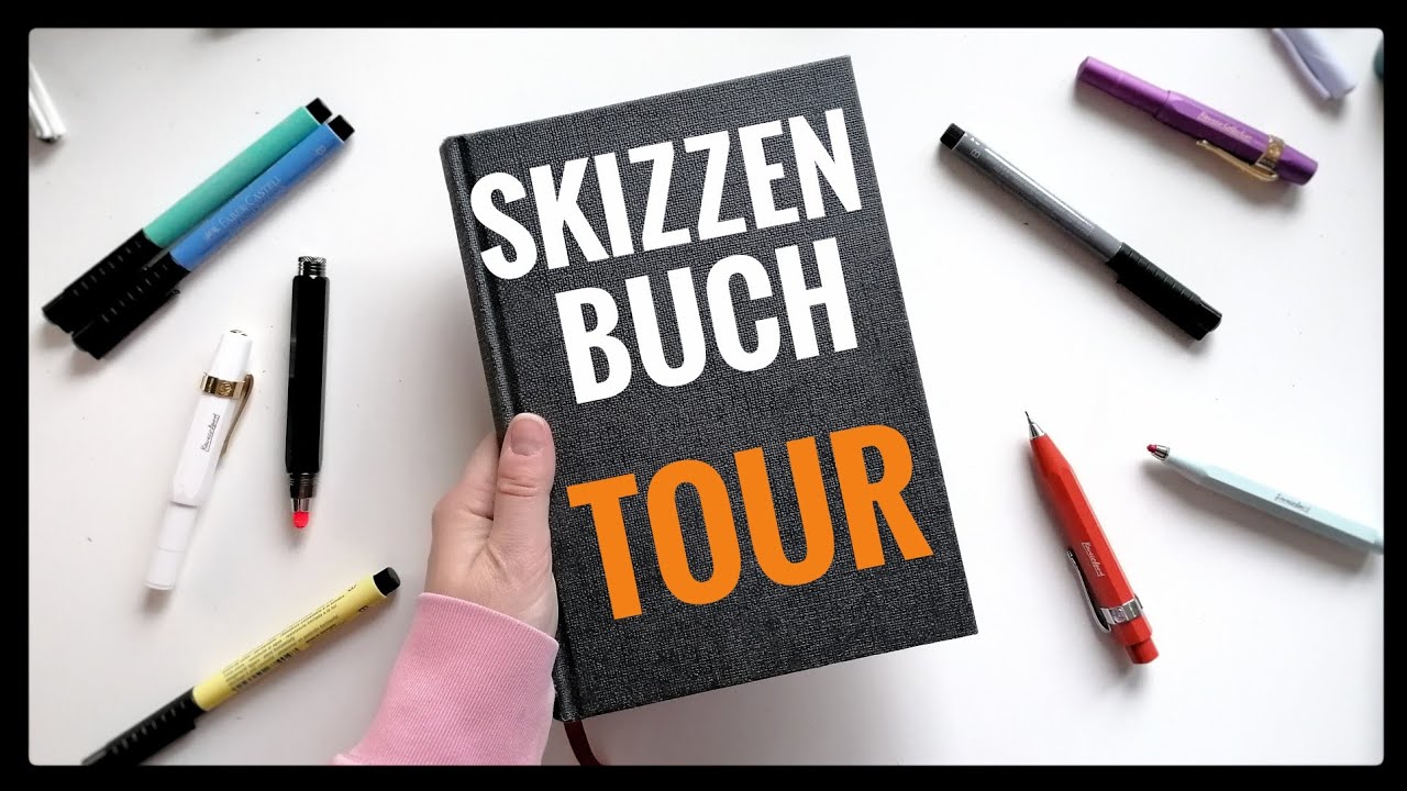 Dieses SKIZZENBUCH habe ich fast 1,5 JAHRE lang gefüllt 😱 - Skizzenbuch Tour 16 (2022-2023)