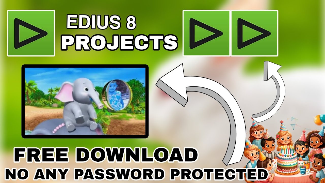 BIRTHDAY PROJECT FREE | EASY DOWNLOAD GOOGLE DRIVE | BUM BUM