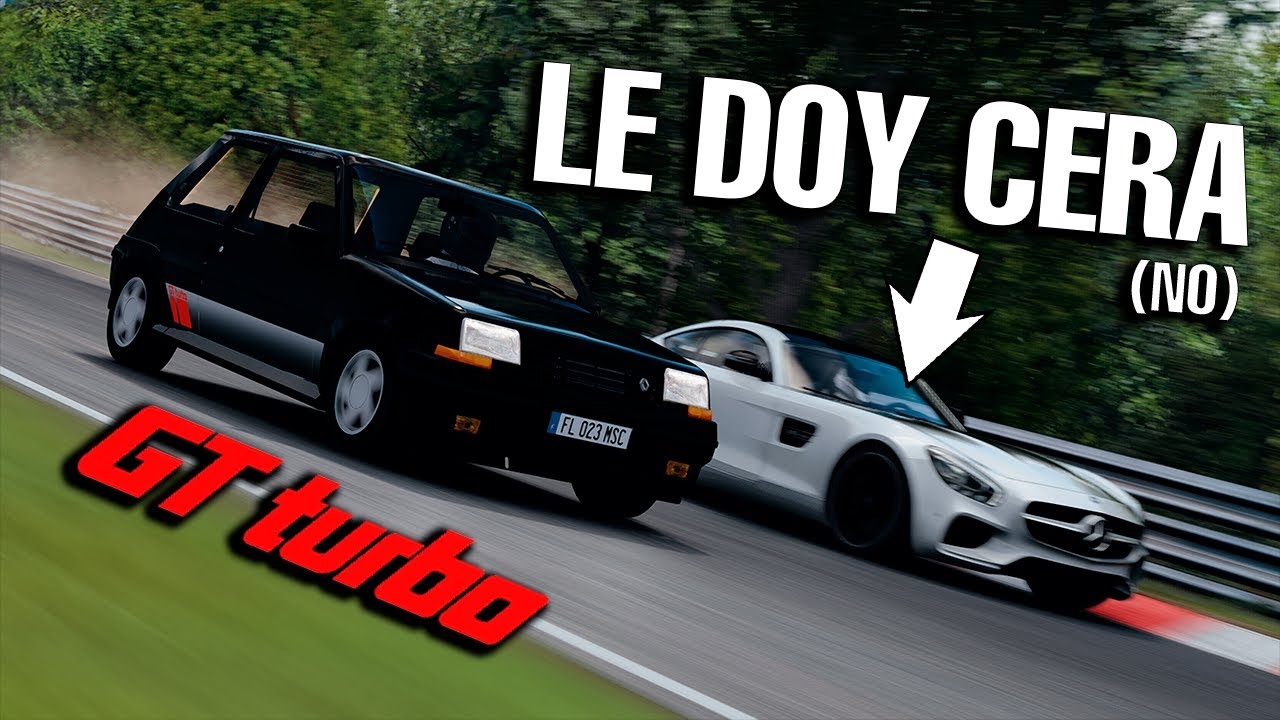 Un RENAULT SUPERCINCO en NÜRBURGRING con TRÁFICO REAL | Assetto Corsa