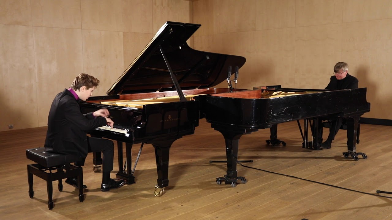 Michael Andreas Haeinger plays Lutosławski , Variations on a theme by Paganini for two pianos