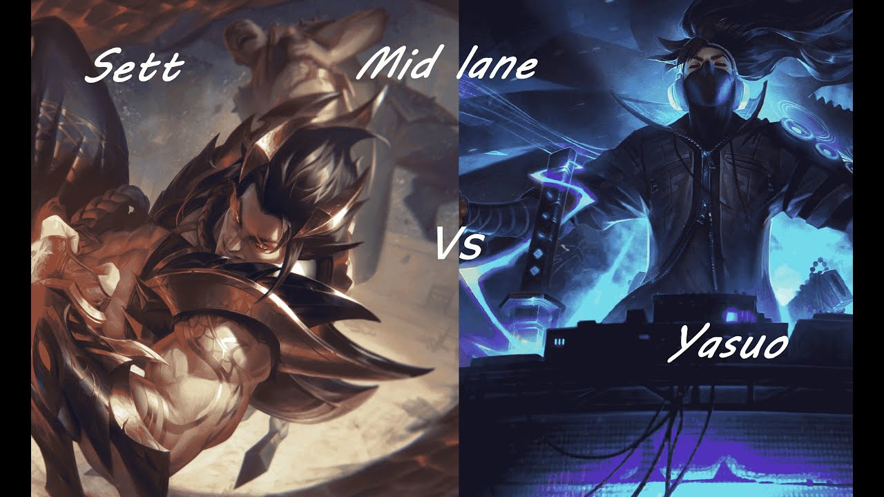 How to play Sett vs Yasuo mid lane | League of legends