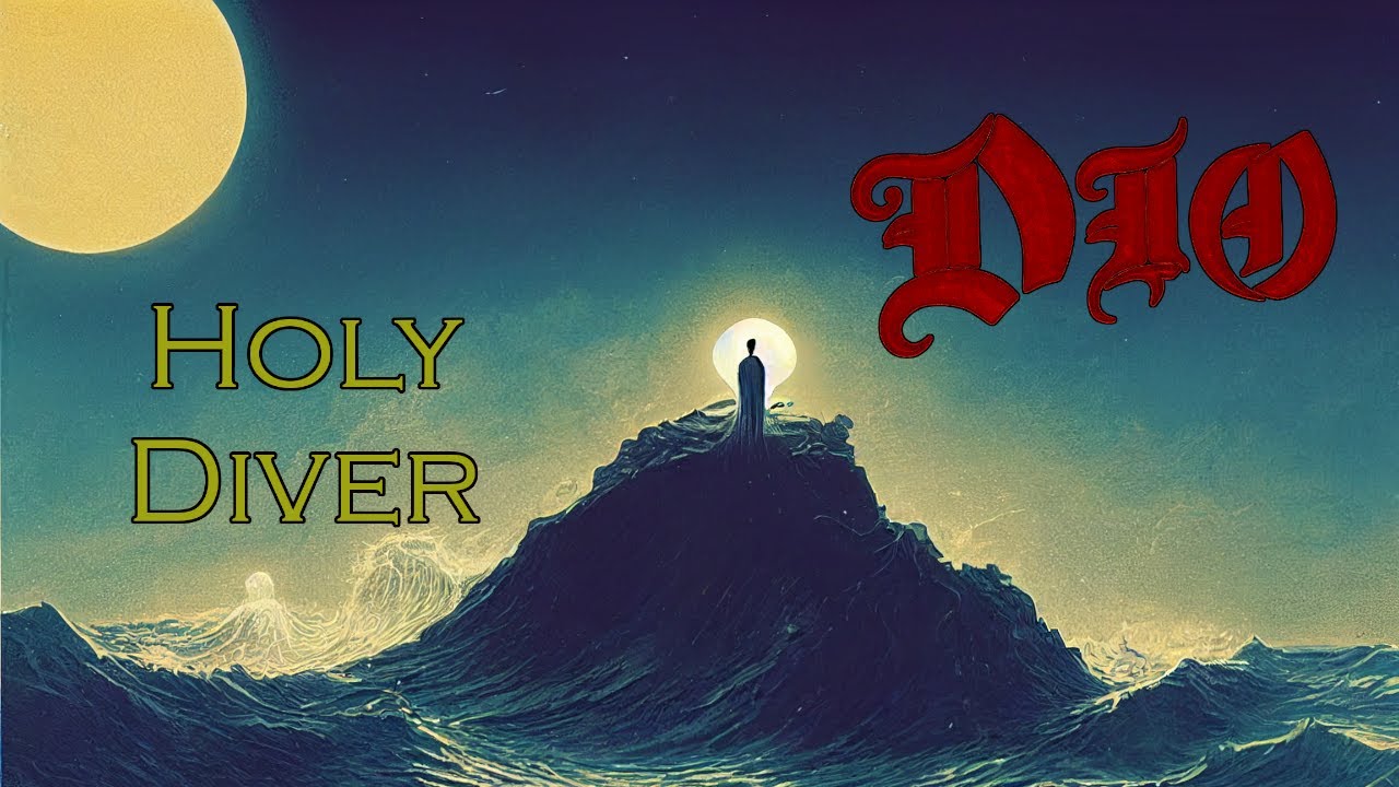 Holy Diver от Dio - тексты в виде сгенерированных искусственным ИИ (Субтитры на русском)