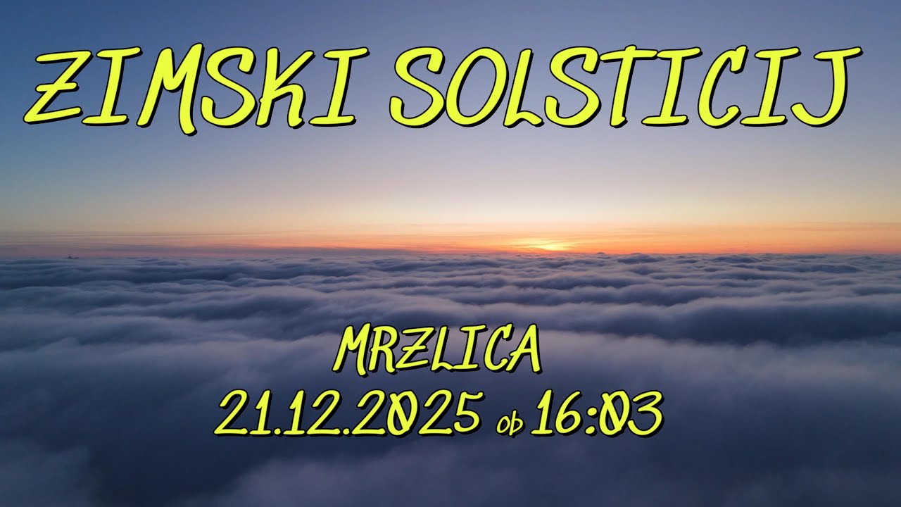 SONČNI ZAHOD - Nad oblaki (DJI NEO 2)