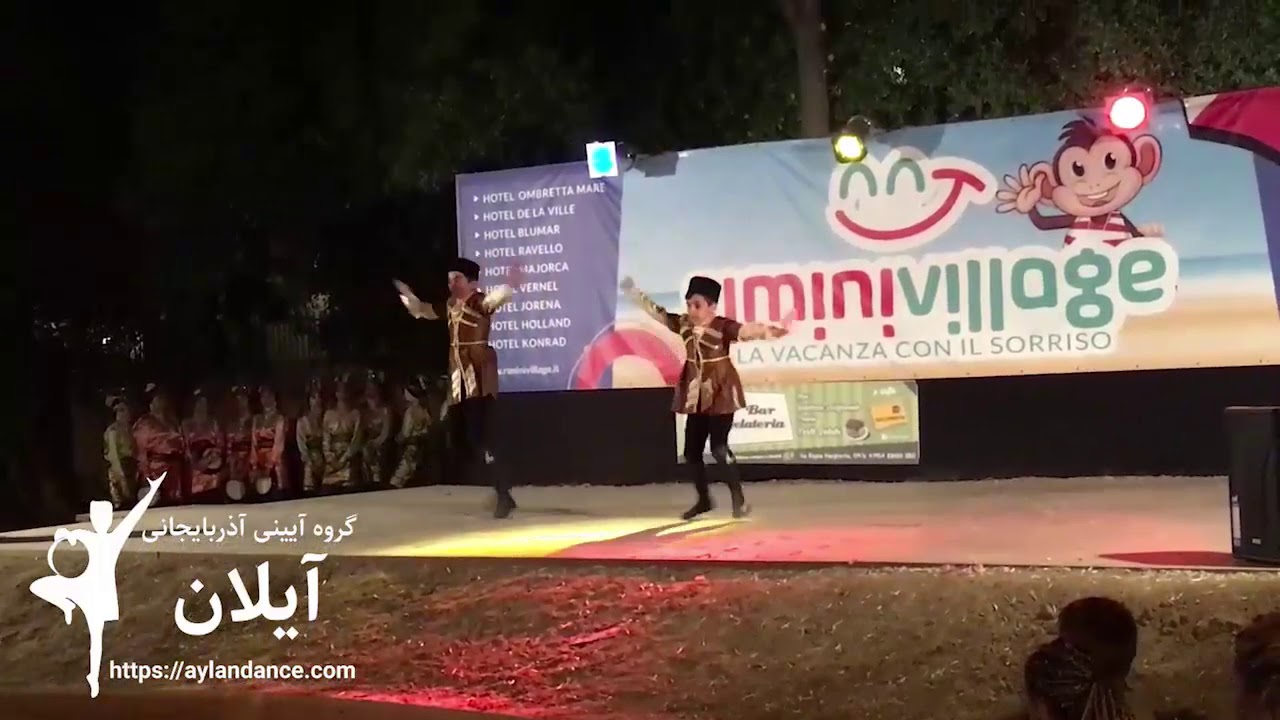 Azerbayjani Dance Performance at Rimini, Italy | Aylan Dance Group
