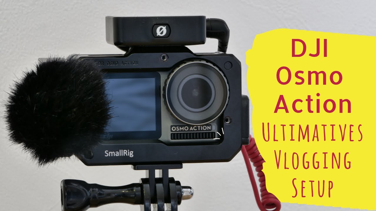 DJI Osmo Action - ultimatives Vlogging Setup - Rode Wireless Go - Smallrig Cage - Cynova Adapter