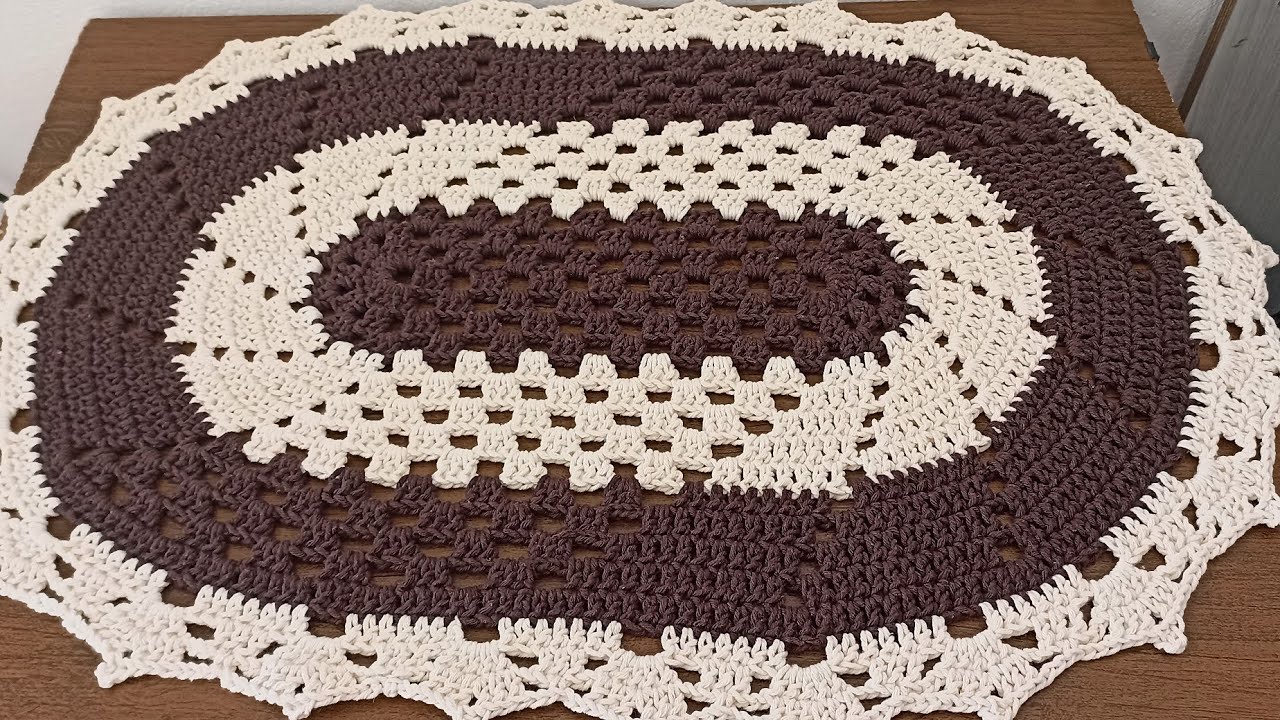 🧶🌷Tapete vende fácil 😱/ super econômico💰/pesos e medidas / #croche Ponto a Ponto 