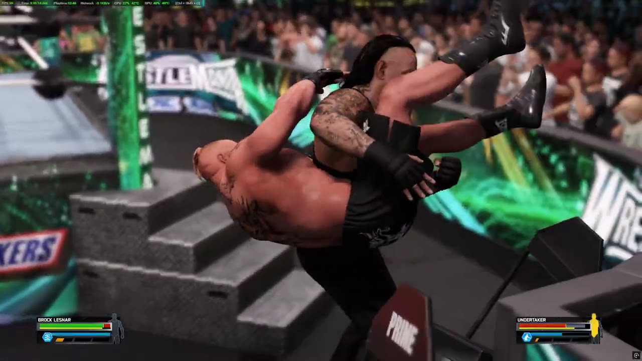 WWE 2k26 Brock Lesnar vs The Undertaker