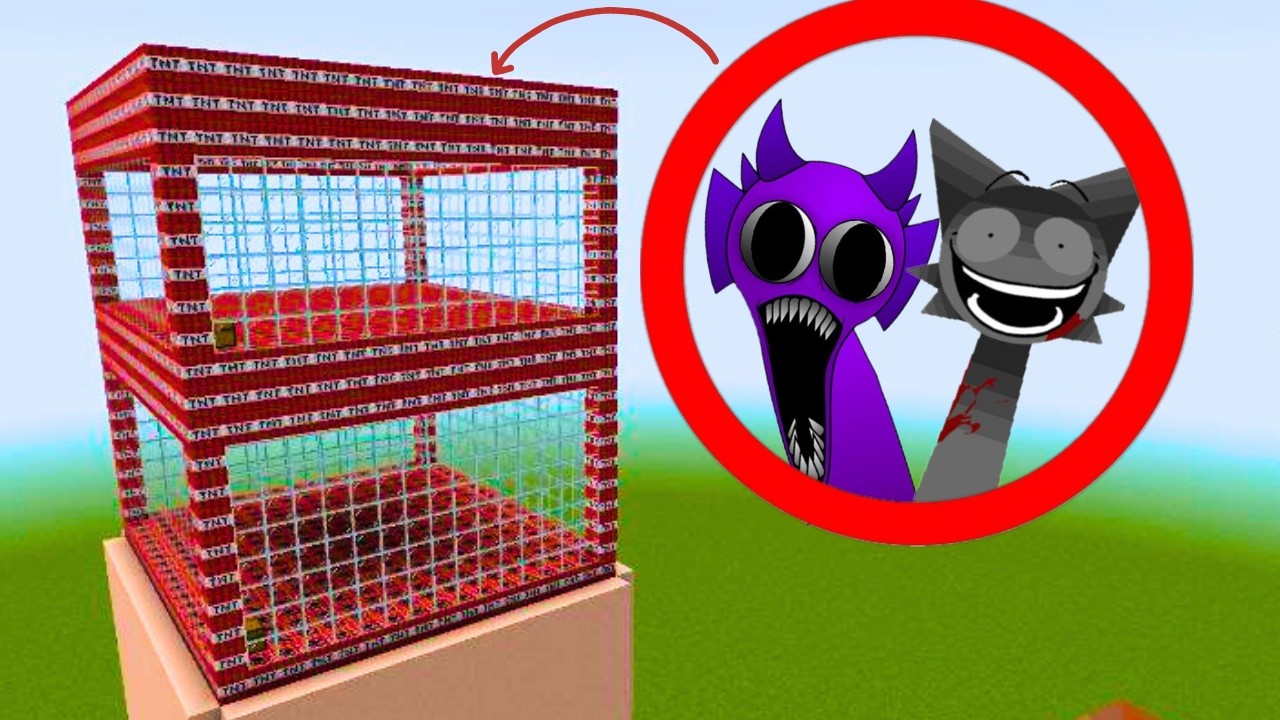 I Summon NEW Incredibox Sprunki in Minecraft Pe MOD!!