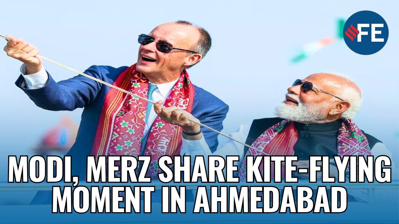 Modi&ndash;Merz Kite Moment in Ahmedabad Signals Strong India-Germany Ties | Friedrich Merz In India