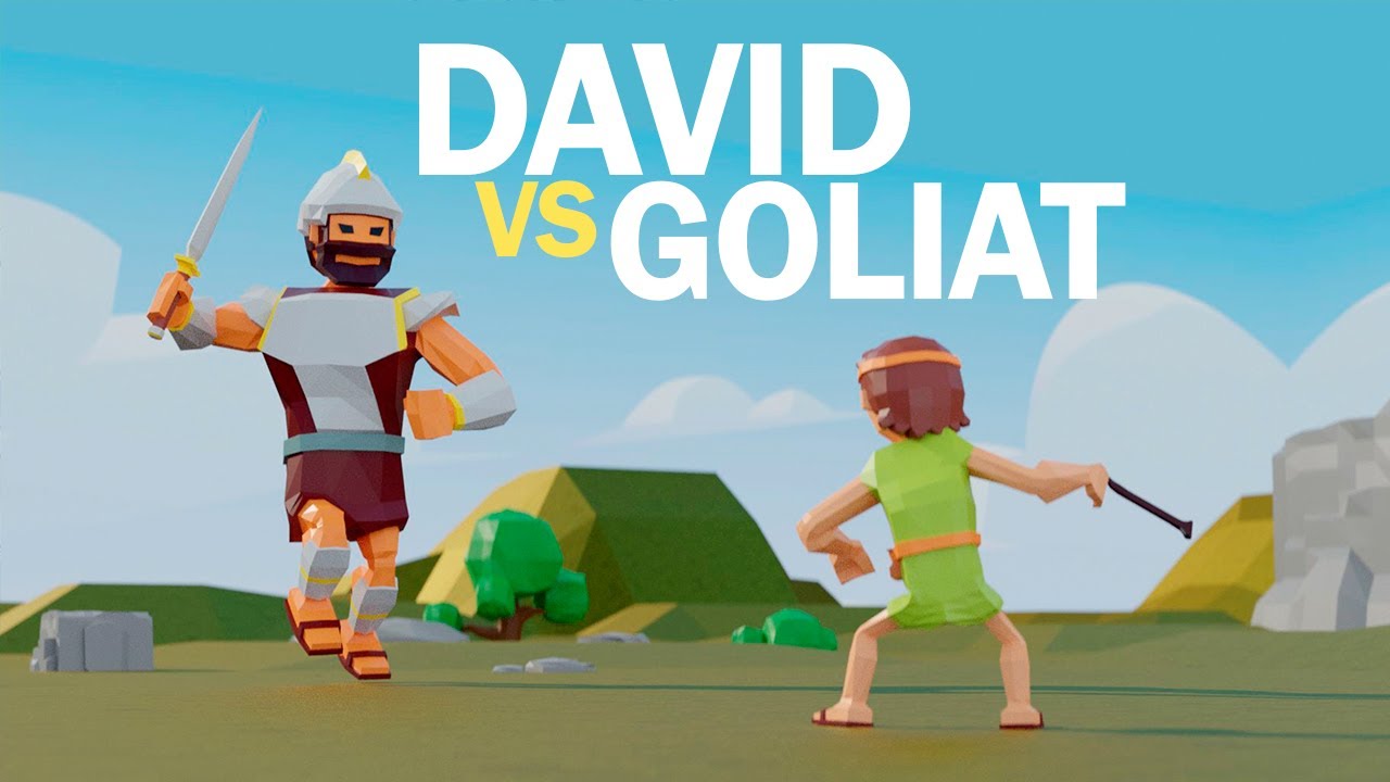 David vs Goliat 💪🏼 Historias Biblicas animadas | Animated Bible stories
