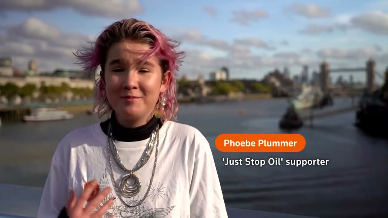 The protester who threw soup on a van Gogh