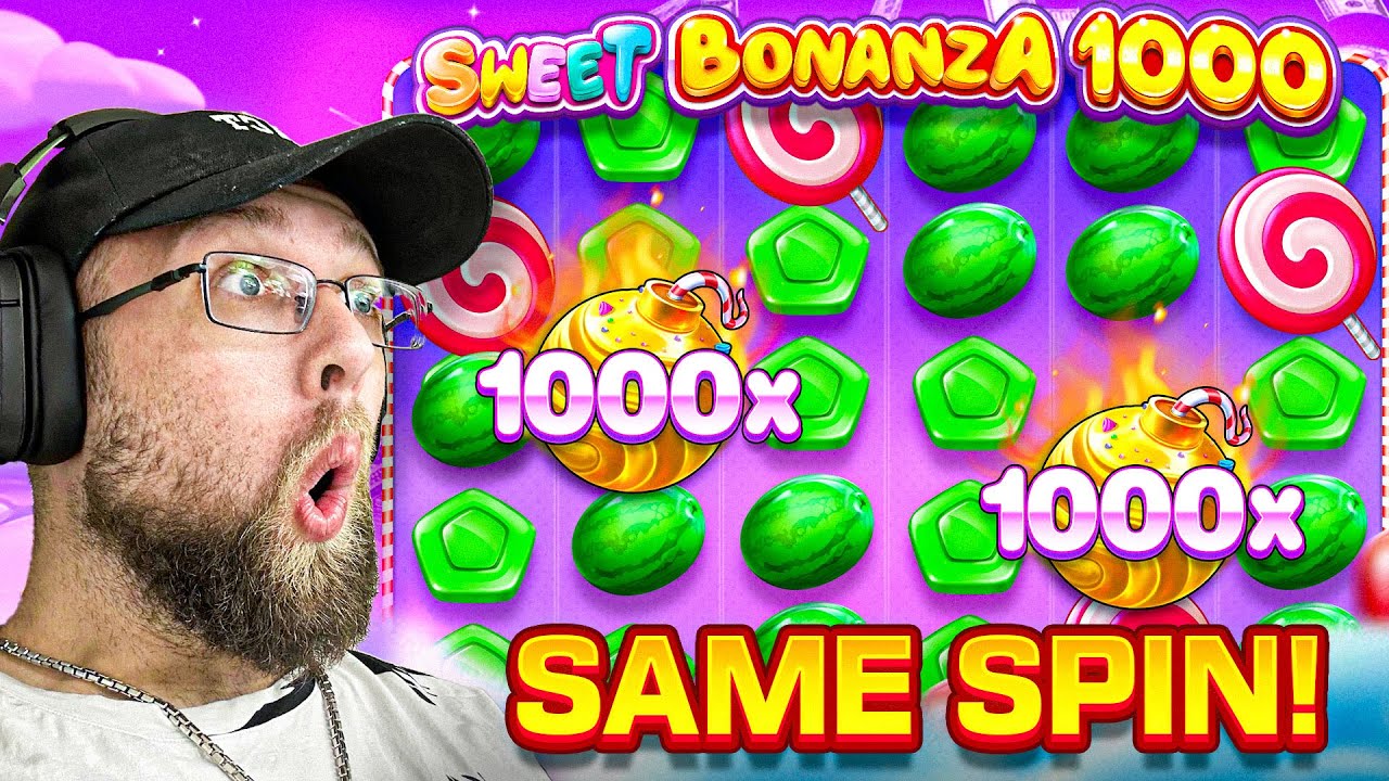 ДВОЙНАЯ 1000x БОМБА ЗА ОДНО ВРАЩЕНИЕ на SWEET BONANZA 1000!