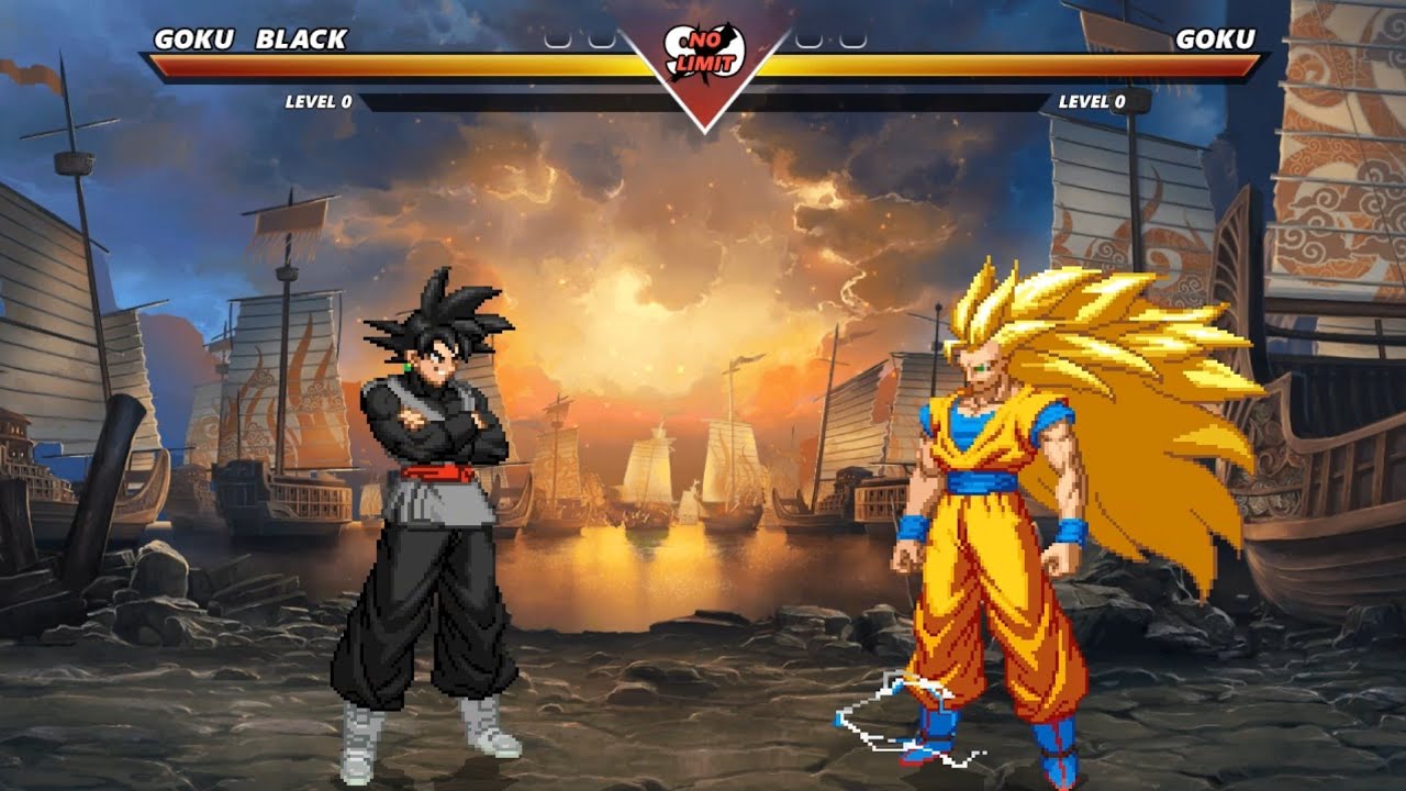 GOKU BLACK vs GOKU SSJ3 - The most epic fight ever made!