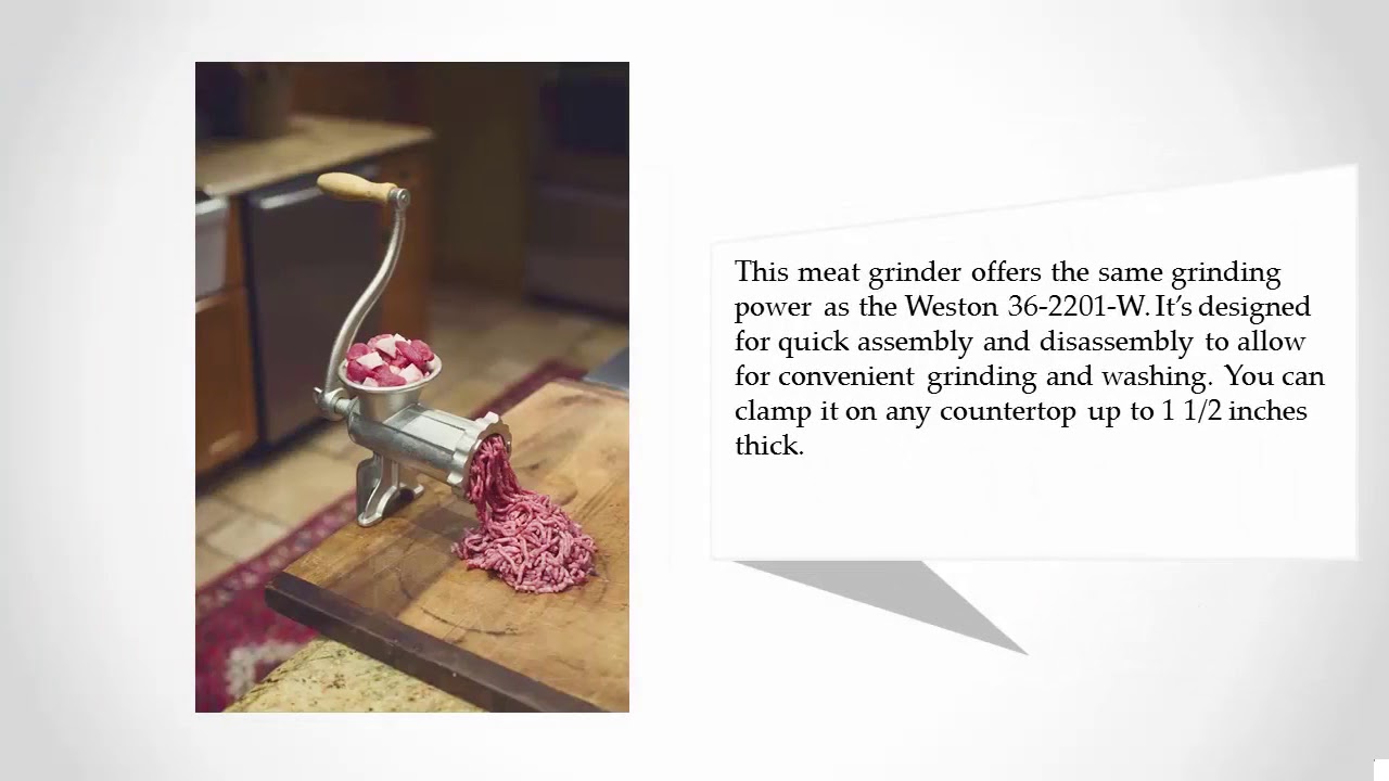 Reviews  Best Manual Meat Grinder 2019   YouTube 720p