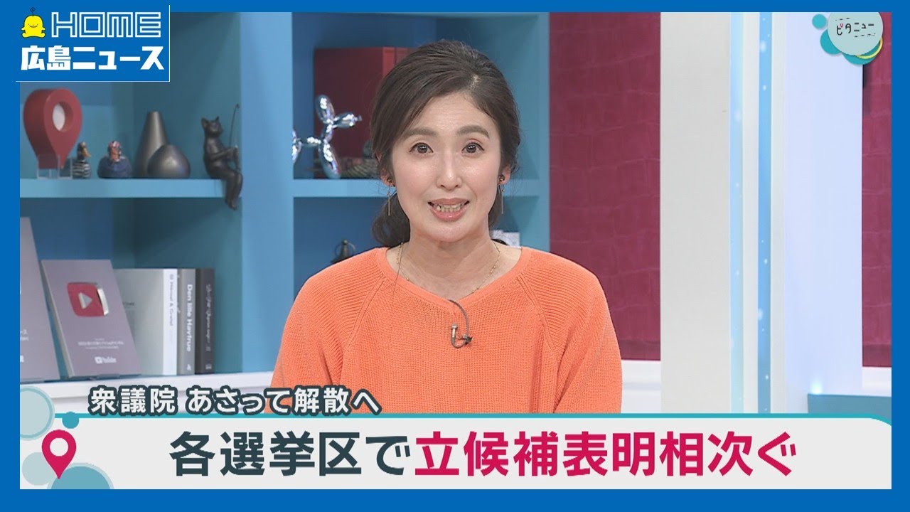 【衆院選】広島でも各選挙区で立候補表明相次ぐ｜HOME広島ニュース
