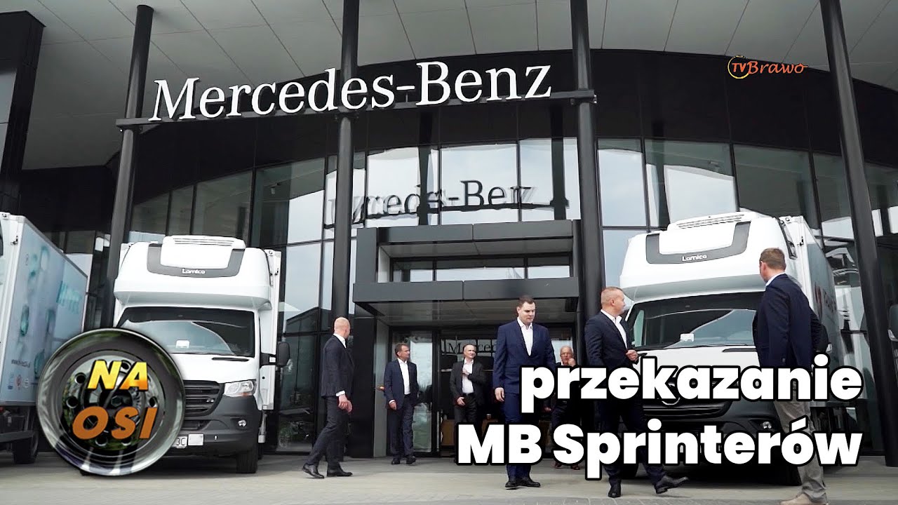 MB Garcarek: przekazanie Sprinterów do przewozu leków i środków farmaceutycznych [Na Osi 942]