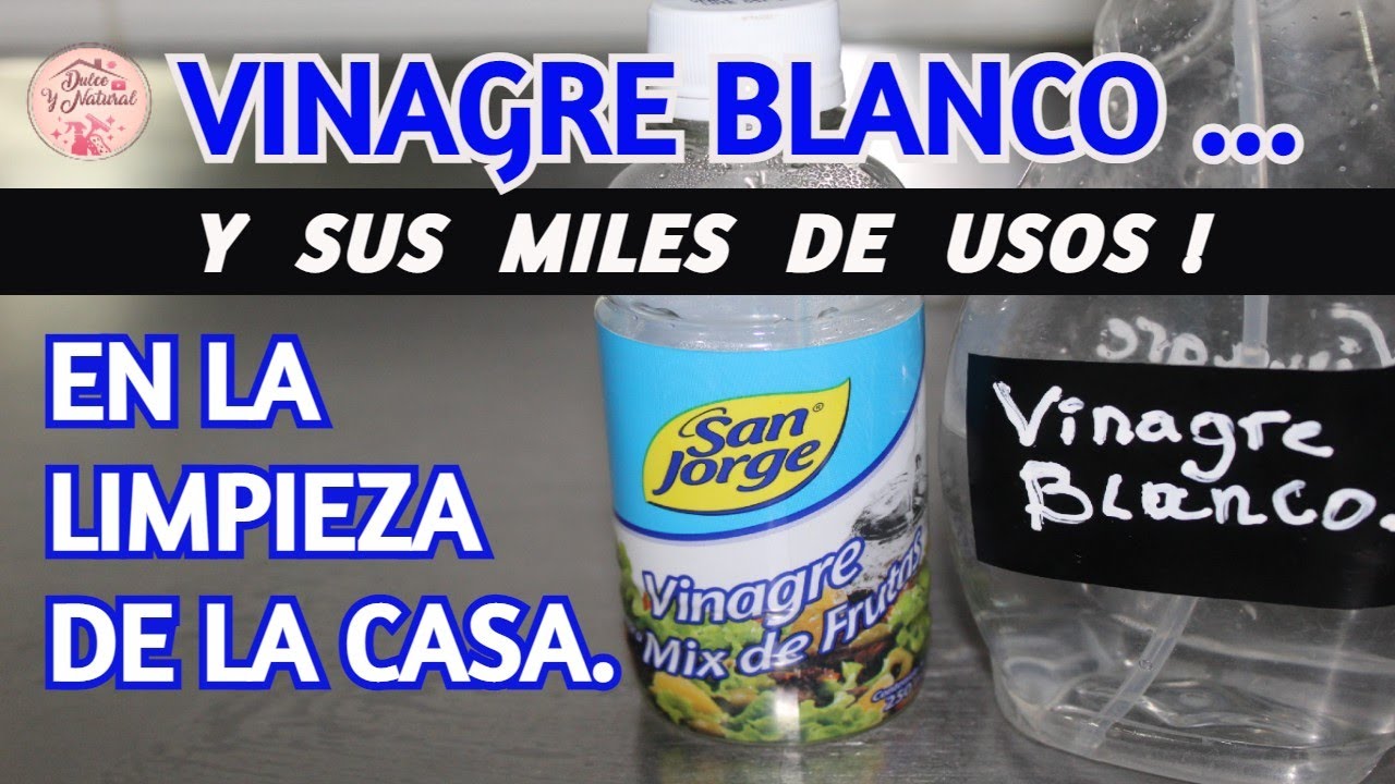 ✅ VINAGRE BLANCO para COCINAR y para la LIMPIEZA / Dulce y Natural.
