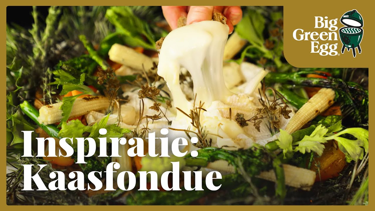 Kaasfondue van camembert | Big Green Egg Inspiratie