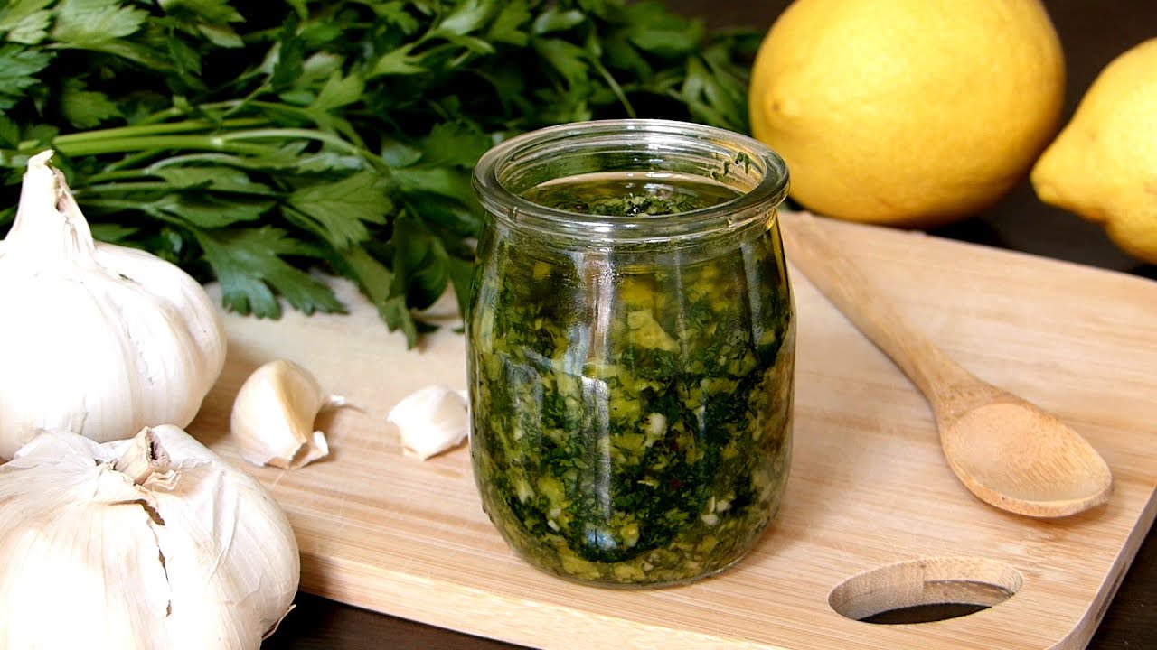 Gremolata italiana | Receta de salsa ✅