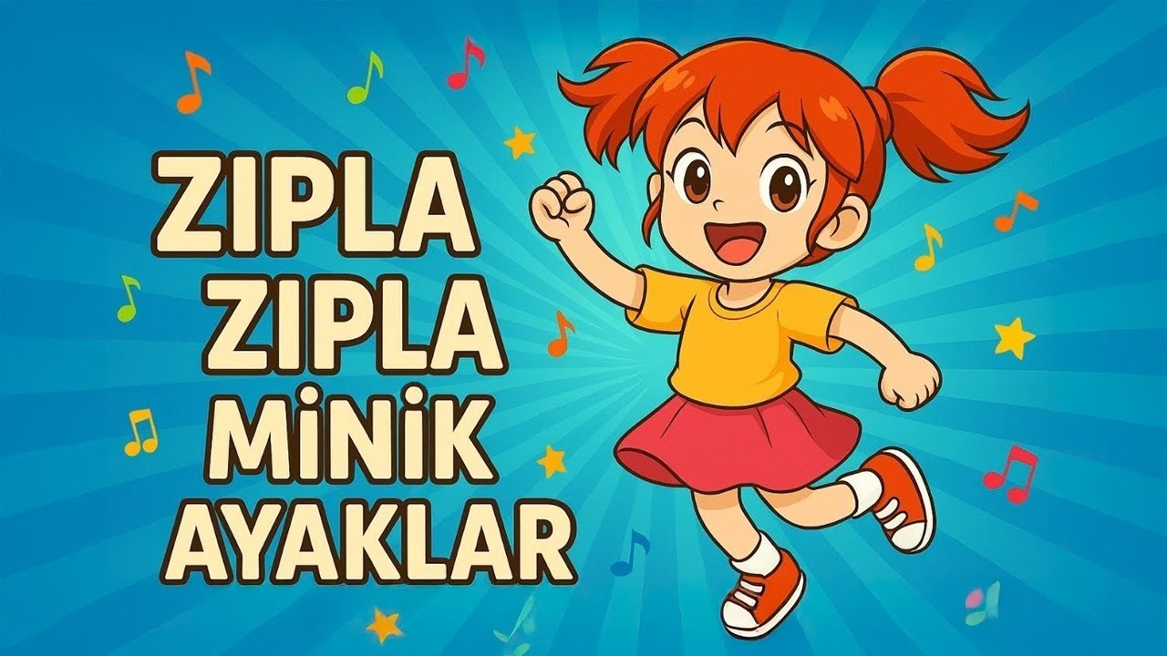 Zıpla Zıpla Minik Ayaklar 👣 | Neşeli Çocuk Şarkısı | Hareketli Bebek Şarkıları