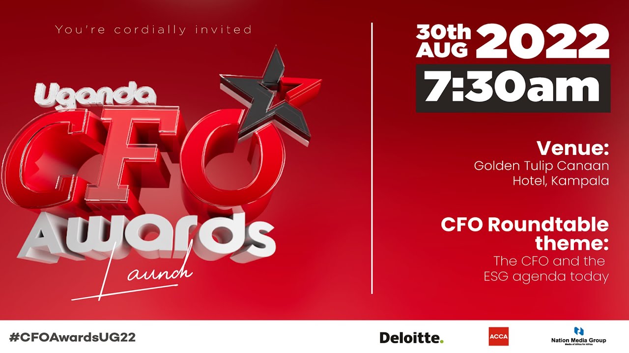 ACCA, Deloitte : UGANDA CFO AWARDS LAUNCH - 30th August 2020