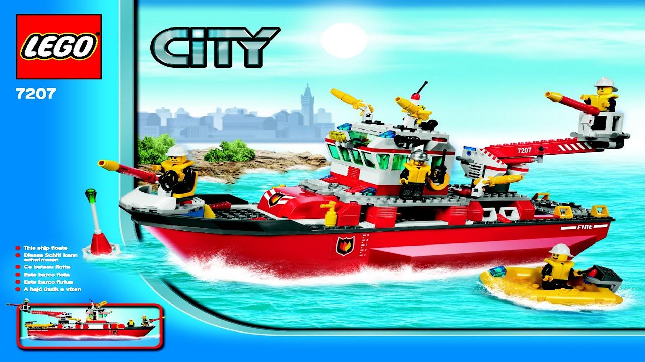 LEGO instructions - City - Fire - 7207 - Fire Boat