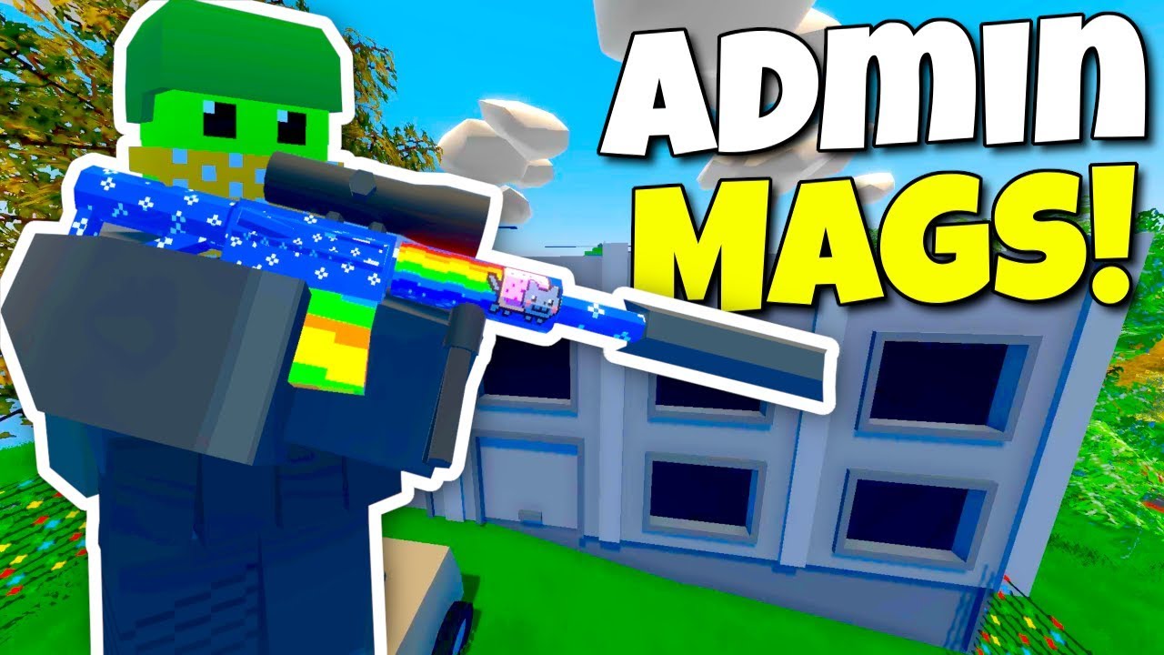 I FOUND ADMIN NYAN MAGAZINES! - Modded Unturned #92