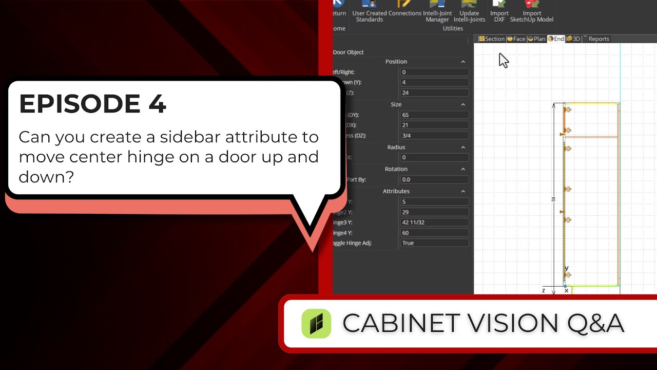 EP 4: Create Door Attributes To Move Hinges (While Do Loop)