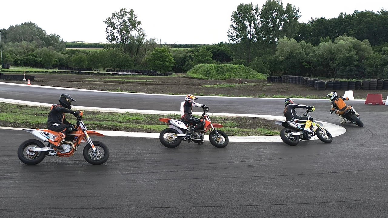 BSSW Visonta fordított nyomvonal Supermoto edzés | KTM SMR 450 2023 | 2024.06.02