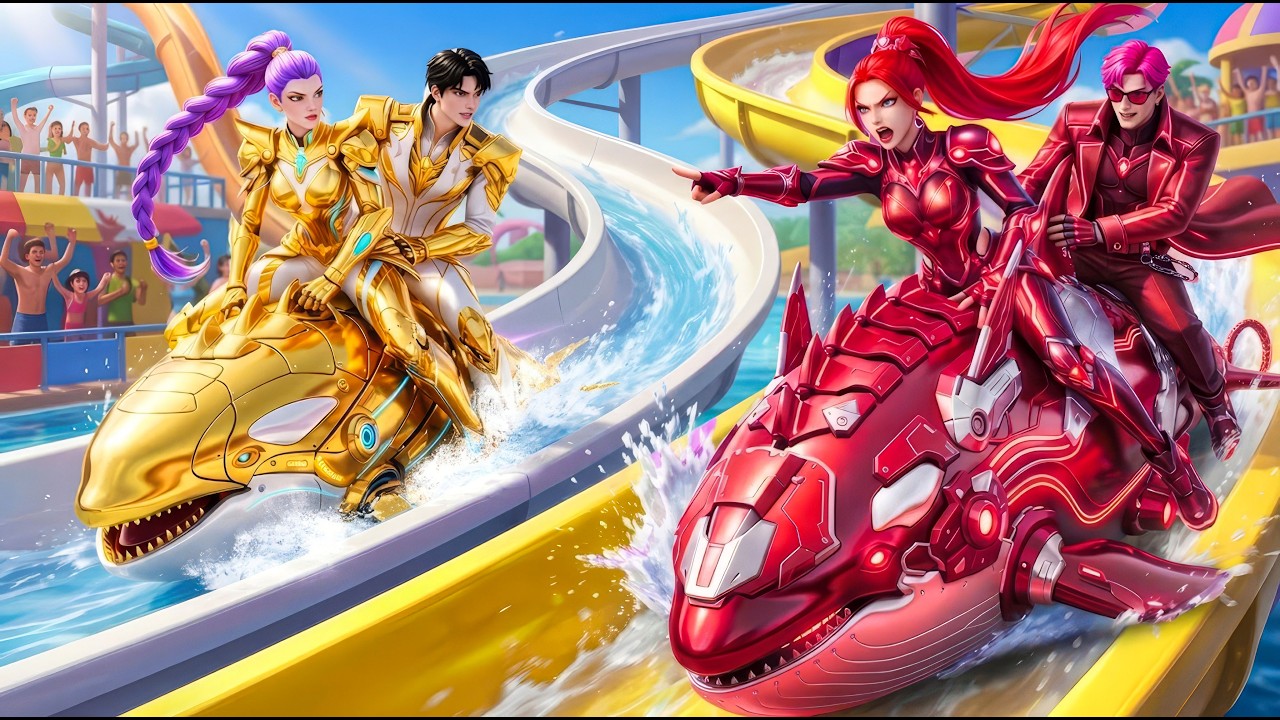 Golden Family VS Ruby Family: RUMI Gets The Magic Orca Racing Championship - KPOP Demon Hunters