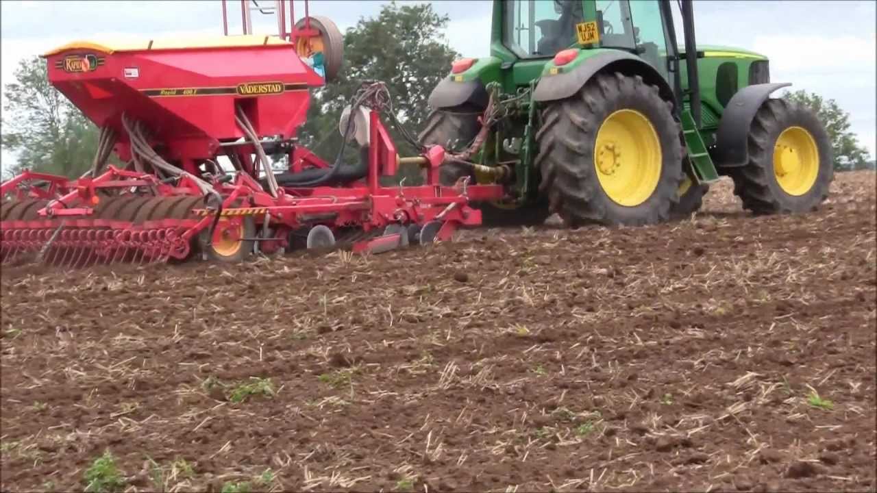 John Deere 6820  & Vaderstad Rapid 400 F