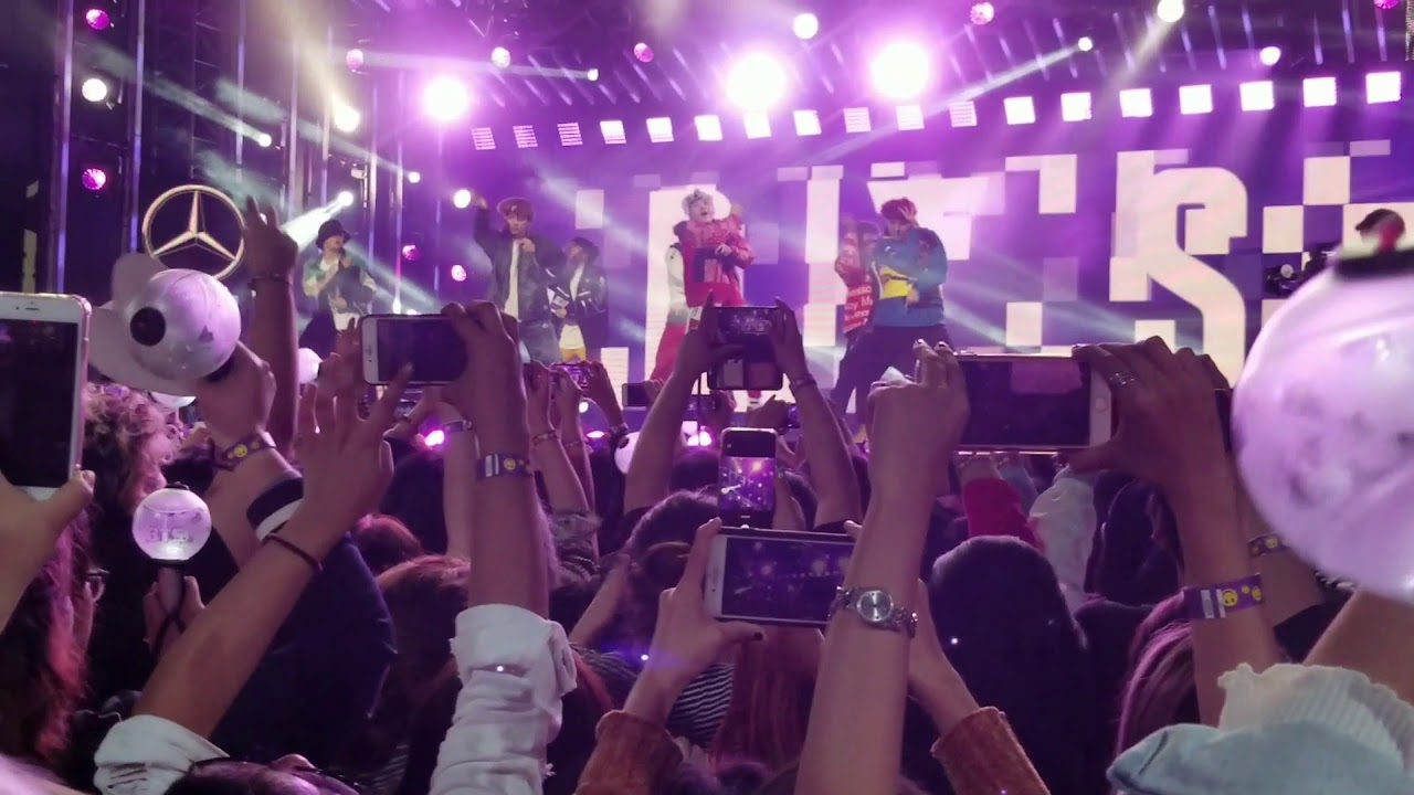 BTS Mini Concert Performing 