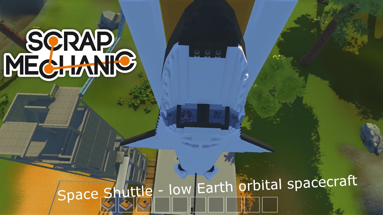 Scrap Mechanic Space Shuttle Launch NASA Columbia Challenger Discovery Atlantis - Prom kosmiczny