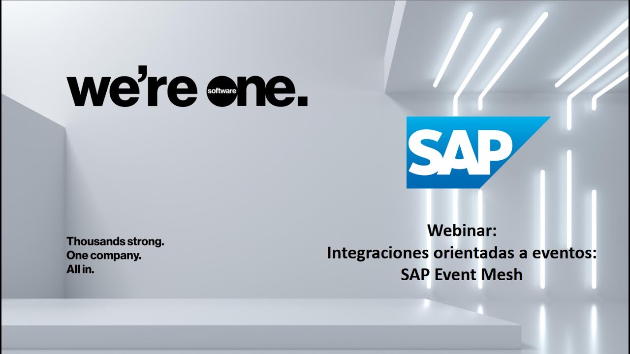 Webinar - Integraciones orientadas a eventos: SAP Event Mesh
