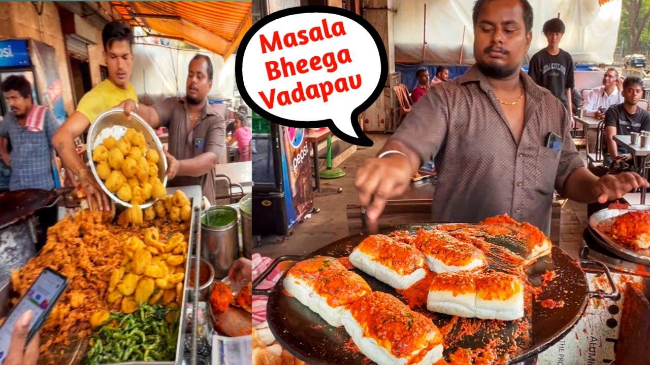 Famous MASALA VADA PAV of Mumbai | ऐसा भिगा मसाला वडा पाव भी खाते है Mulund West मे | Street Food