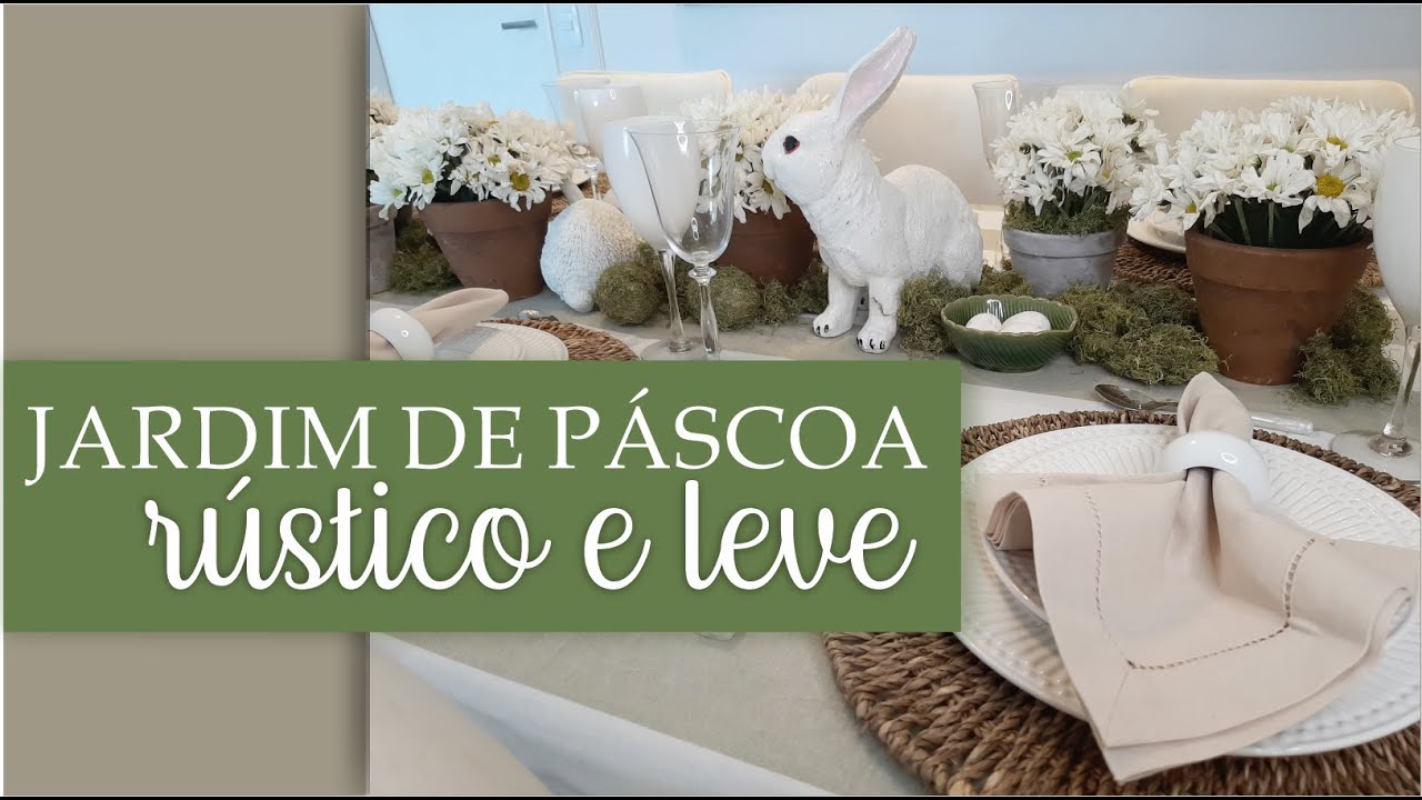 Mesa posta almoço de PÁSCOA | Jardim de margaridas