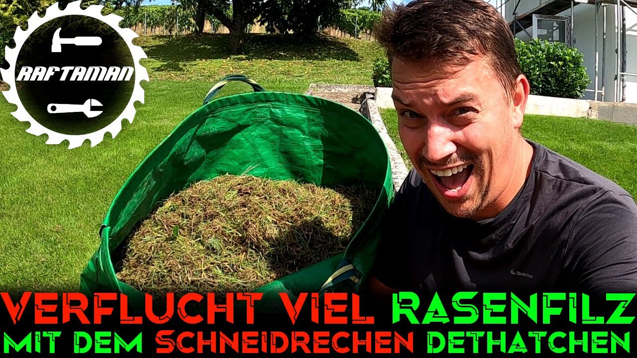 RASENFILZ entfernen | GARDENA Schneidrechen | DIY | Rasenpflege | Tutorial