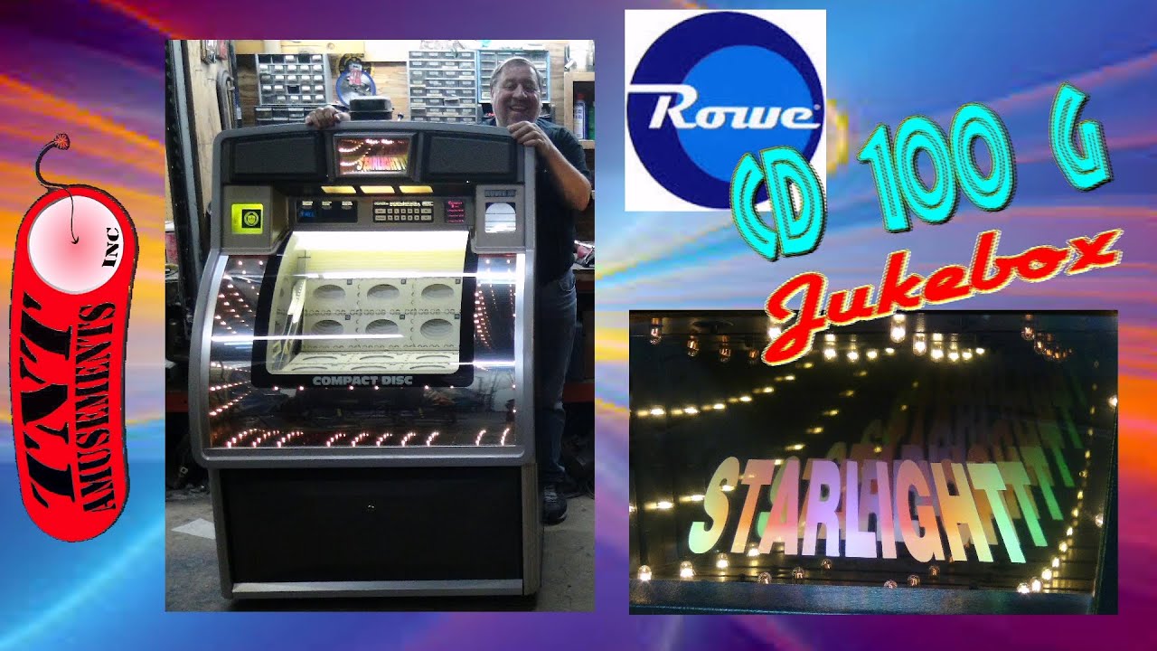 #115 ROWE CD 100G JUKEBOX-Wizard Of Oz, Raven, Black Belt Pinball Machines-TNT Amusements