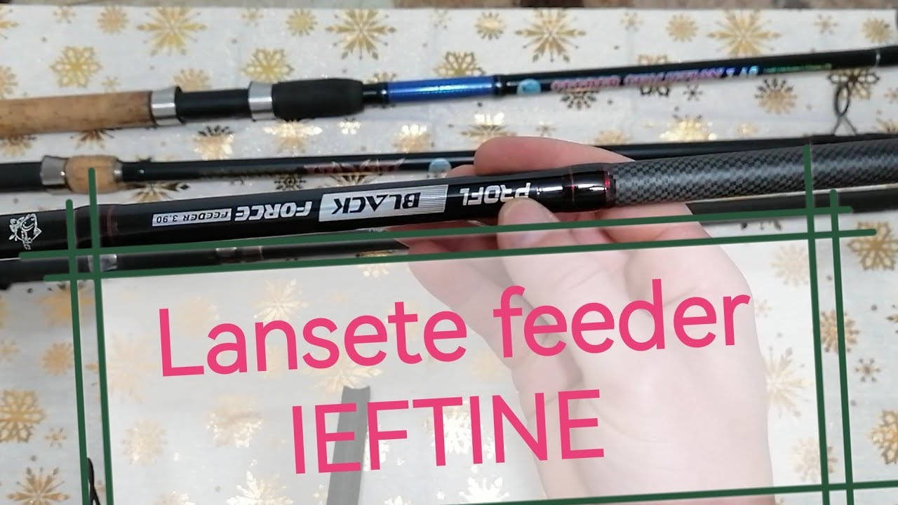 TUTORIAL LANSETE FEEDER - IEFTINE pentru pescuit la feeder (incepatori și nu Numai)