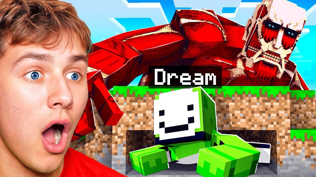 Реакция BECKBROS на DREAM против TITAN MANHUNT!
